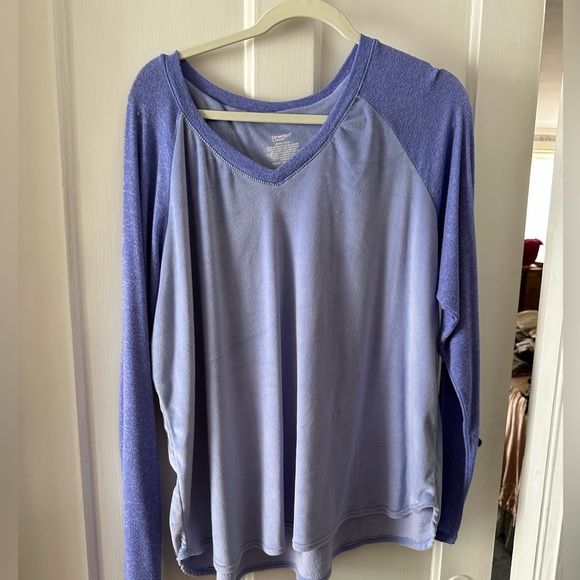 Climate Mate - Cuddle Duds periwinkle ish color soft sweatshirt 2xl - Picture 1 of 7
